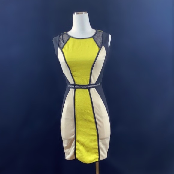 Beautiful Black and Yellow Dress - Picture 5 of 10